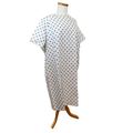 R & R Textile Patient Gown, Cotton Blend Twill, PK12 WWX15130